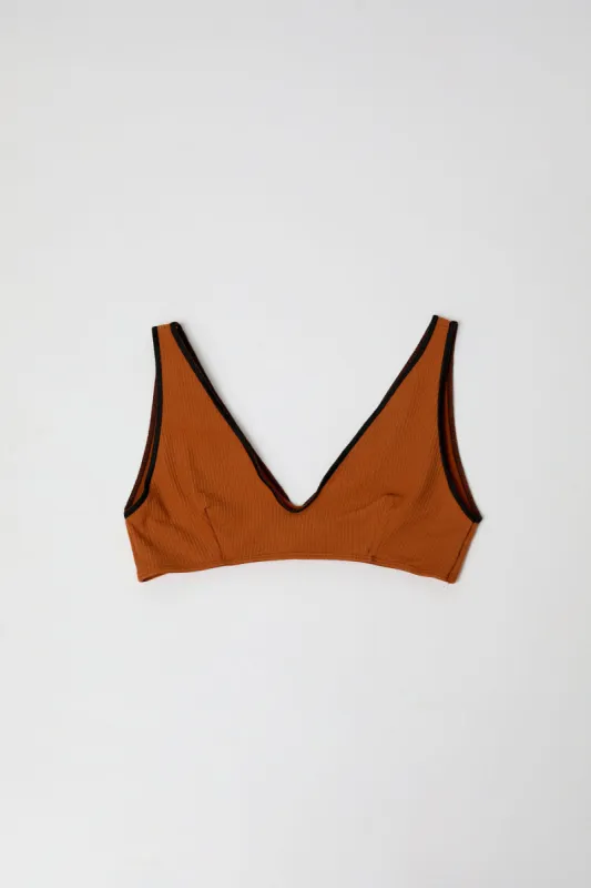 Baserange Pam Bra in Dre Orange sold by No. 6