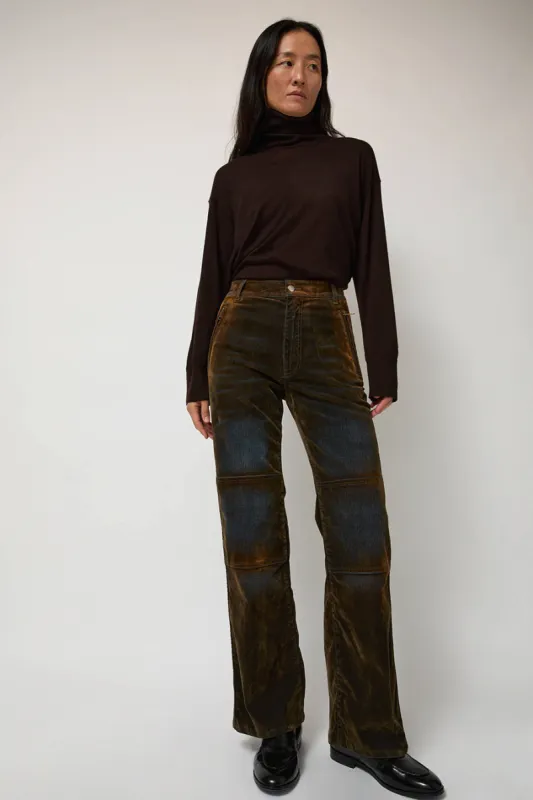 Façon Jacmin Palerma Biker Pants in Brown sold by No. 6