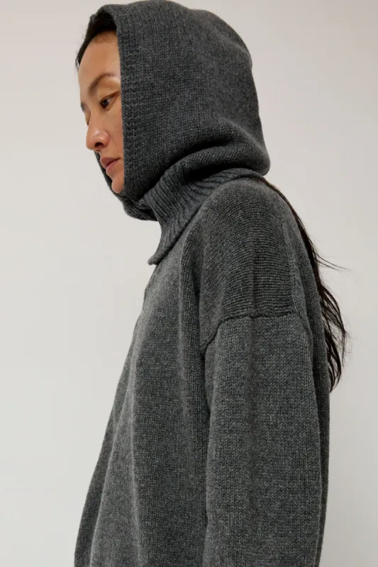 &Daughter Plain Hood in Derby Grey sold by No. 6