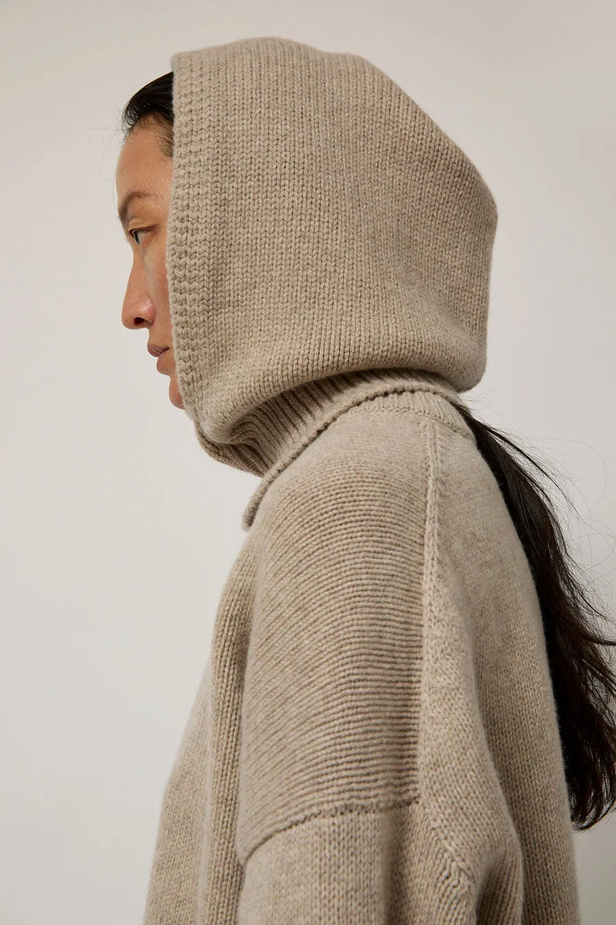 &Daughter Plain Hood in Beige sold by No. 6