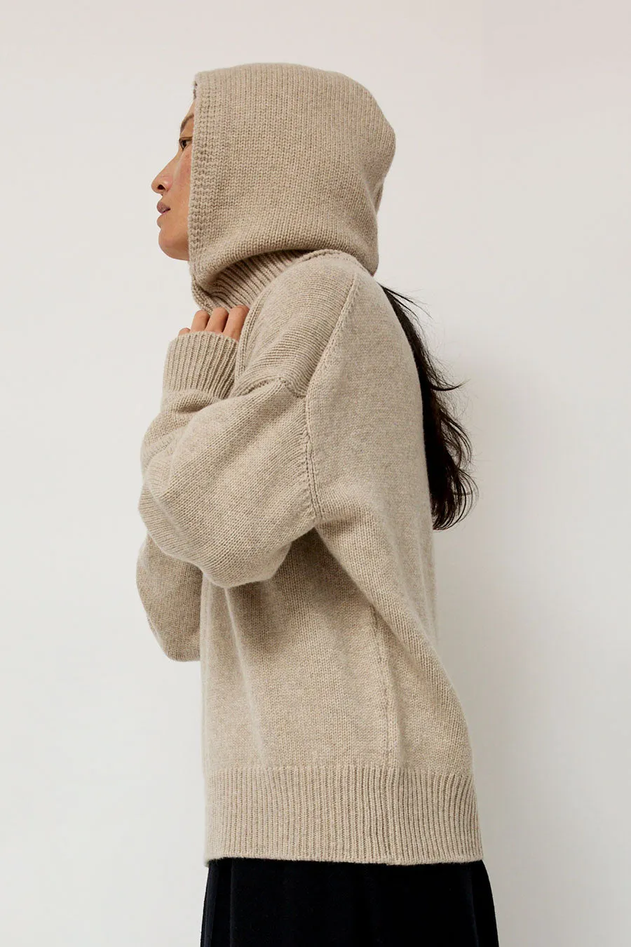 &Daughter Plain Hood in Beige sold by No. 6 product image thumbnail 4