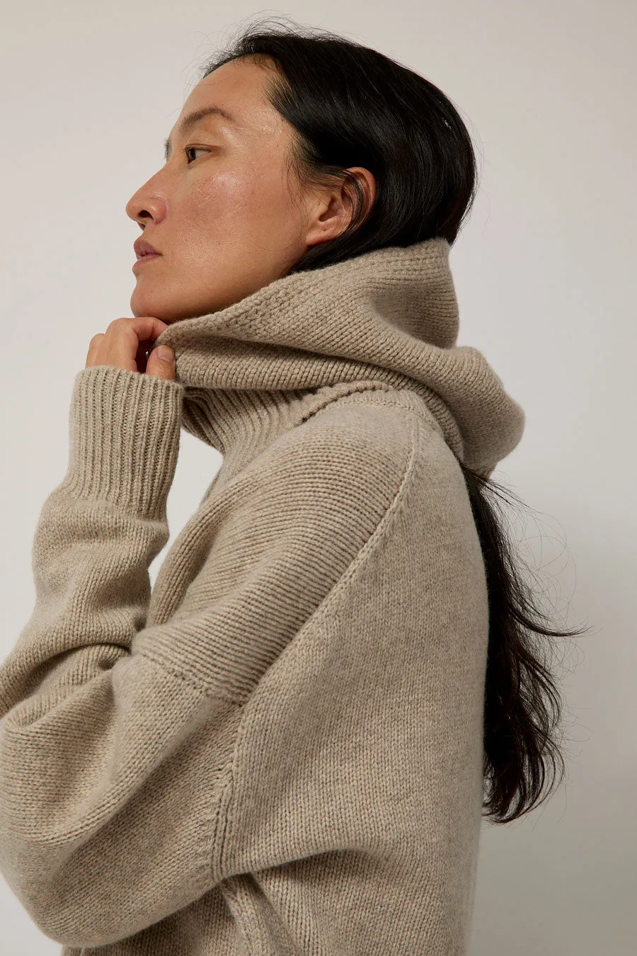 &Daughter Plain Hood in Beige sold by No. 6 product image thumbnail 3