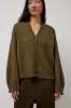 Boboutic Climbing Flax Cardigan in Olive sold by No. 6