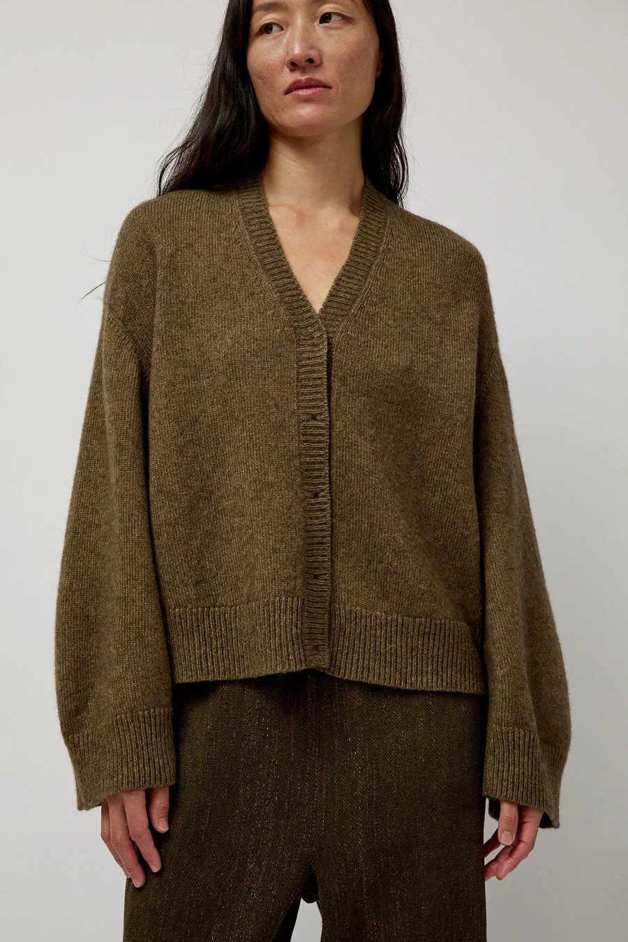 Boboutic Climbing Flax Cardigan in Olive sold by No. 6 product image thumbnail 5