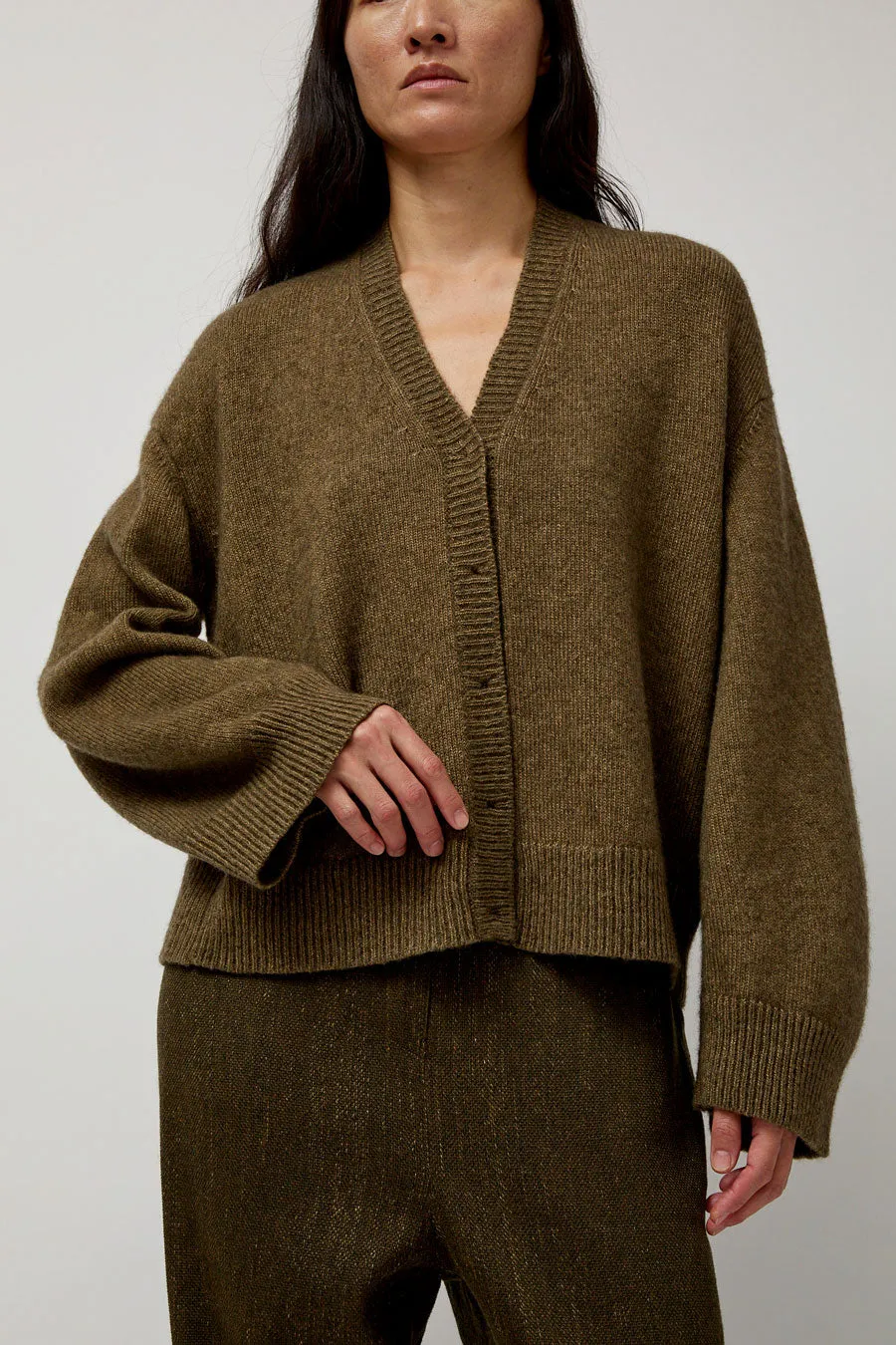 Boboutic Climbing Flax Cardigan in Olive sold by No. 6 product image thumbnail 3