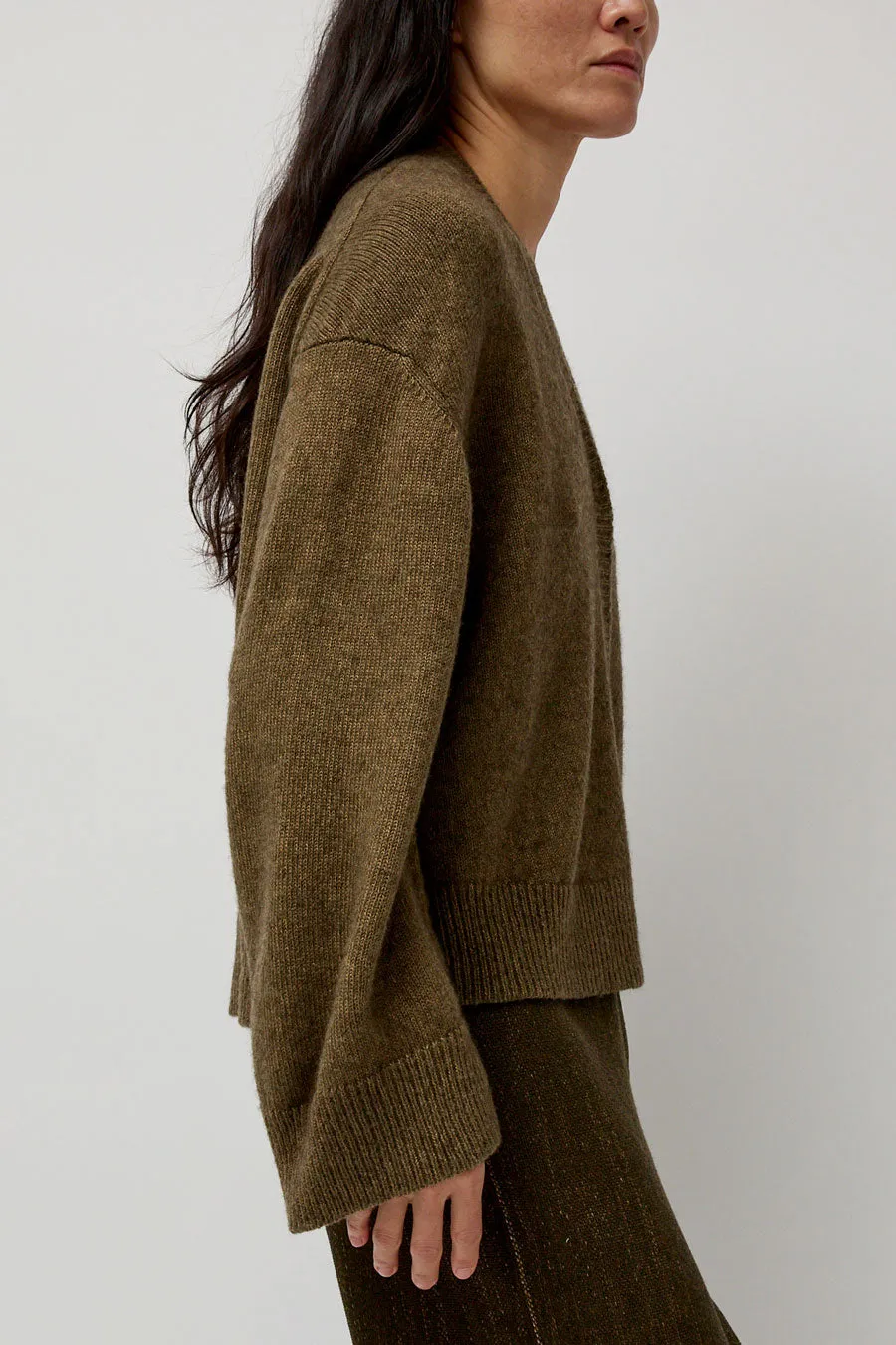 Boboutic Climbing Flax Cardigan in Olive sold by No. 6 product image thumbnail 4