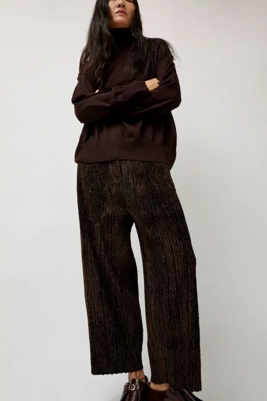 Boboutic Velvet Rib Trousers in Brown sold by No. 6