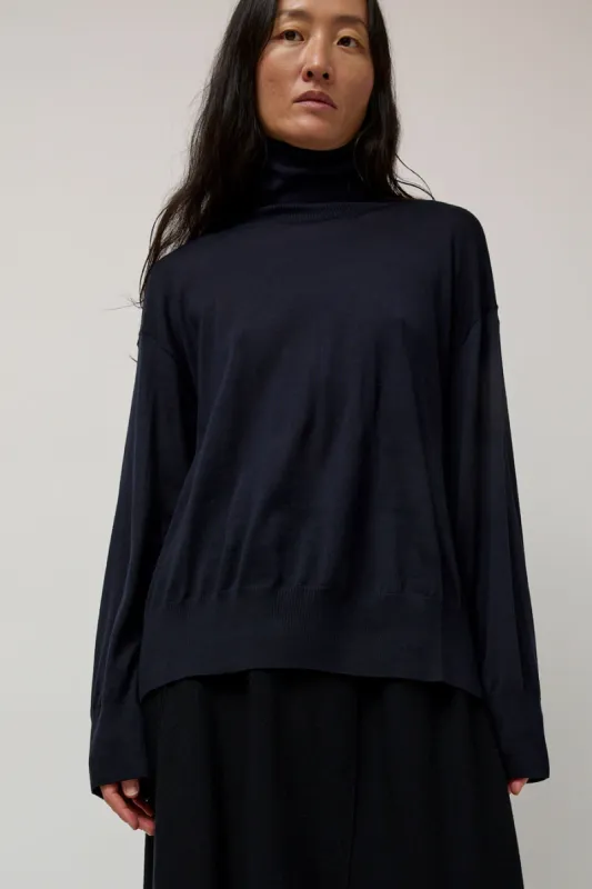 Boboutic La Base Turtleneck in Navy sold by No. 6