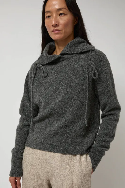 Anggae Two Way String Neck Pullover in Grey sold by No. 6