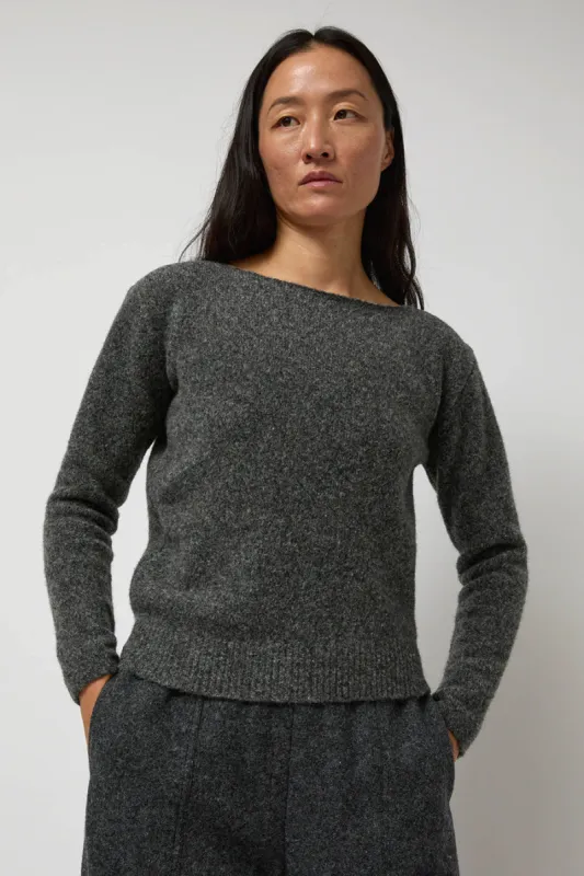 Anggae Asymmetric Pullover in Grey sold by No. 6