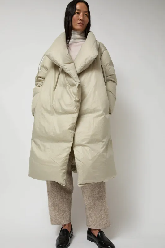 Anggae Ibul Long Puffer in Ivory sold by No. 6