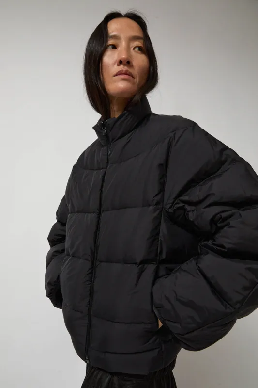 Anggae Satin Reversible Outer in Black made by No. 6