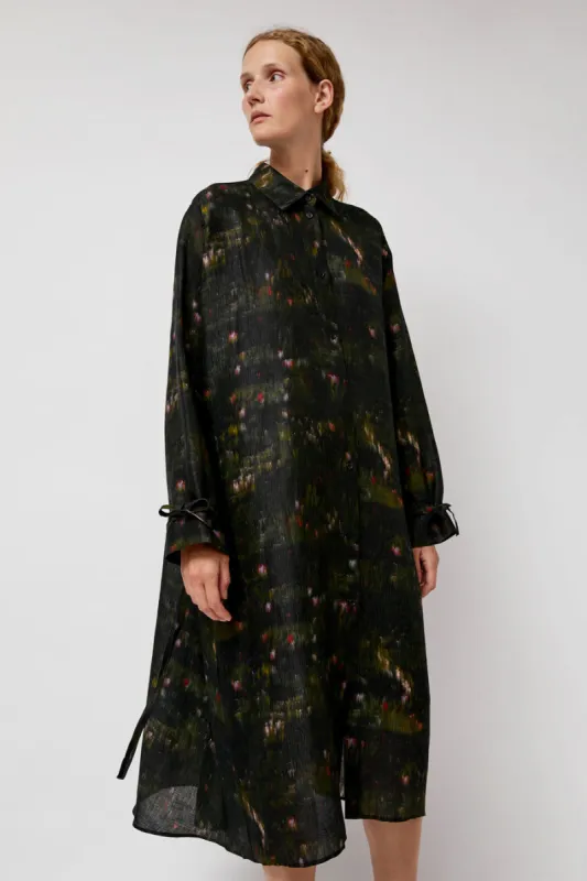 Henrik Vibskov Pull Silk Dress in Dark Bouquet sold by No. 6