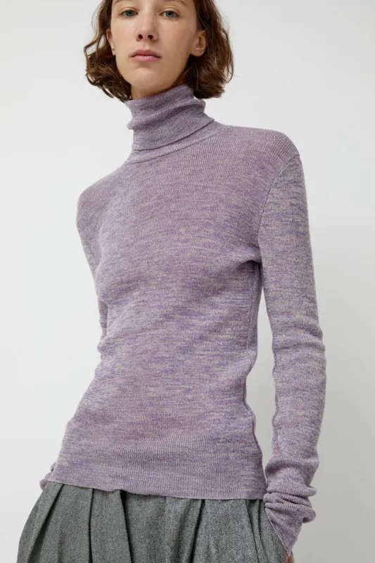 Modus Vivendi Bristol Rollneck in Lilac Multi Melange sold by No. 6