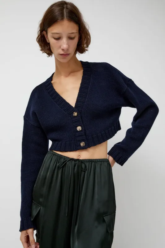 Ciao Lucia Bruna Cardigan in Navy sold by No. 6
