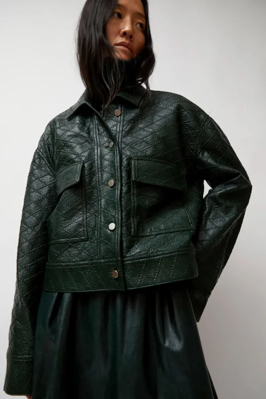 No.6 Eva Jacket in Bottle Diamond made by No. 6