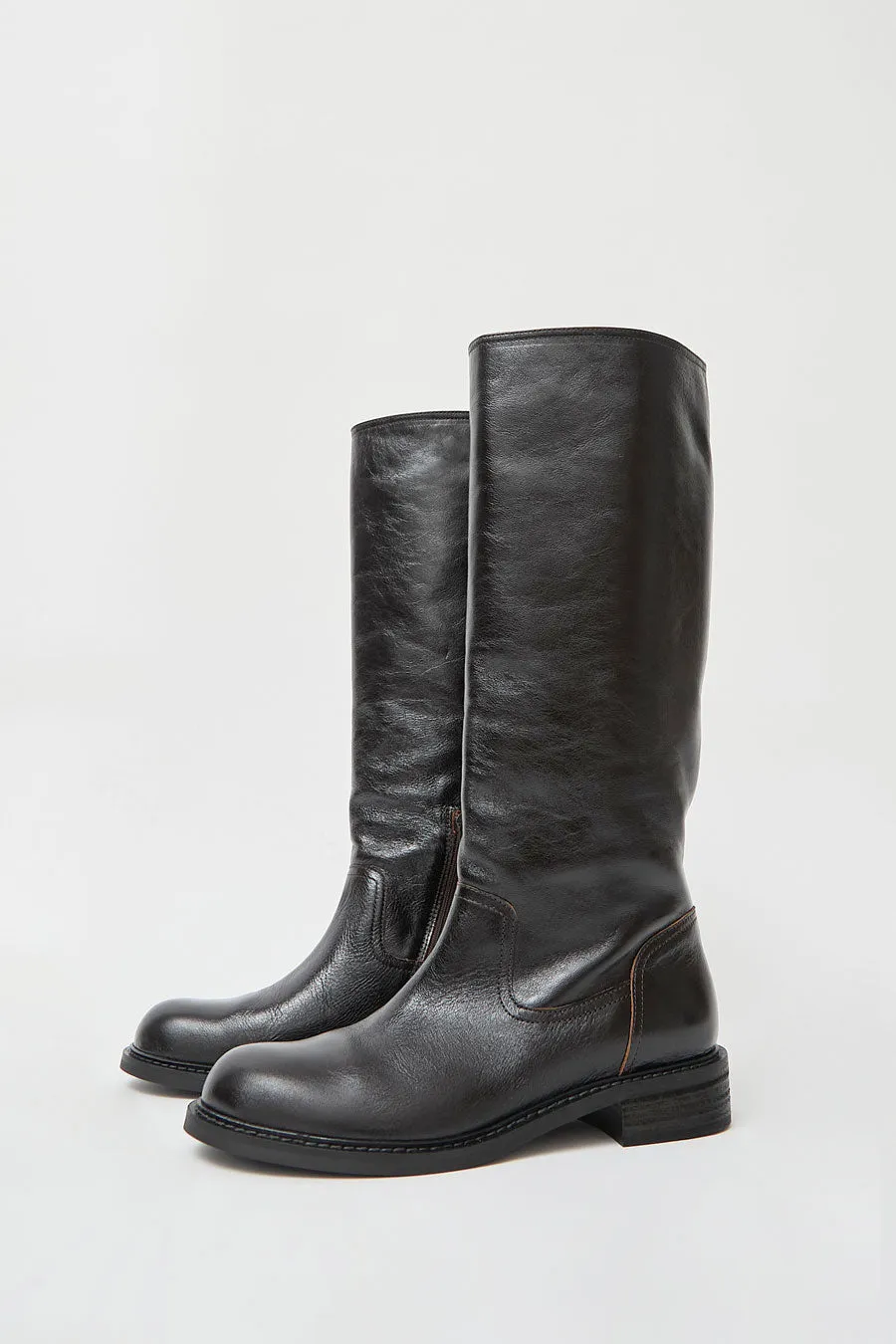 No.6 Knee High Roper Boot in Espresso sold by No. 6 product image thumbnail 2