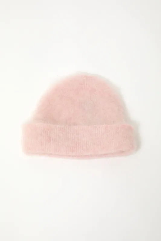 Sayaka Davis Brushed Mohair Beanie in Blush sold by No. 6