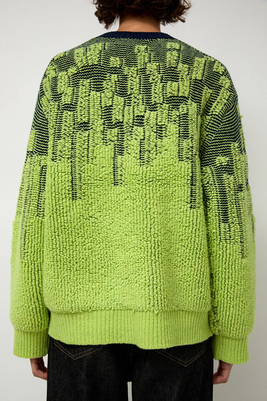 Sayaka Davis Pile Jacquard Sweater in Wasabi sold by No. 6 product image thumbnail 5