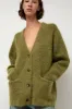 Sayaka Davis Mohair Cardigan in Matcha sold by No. 6