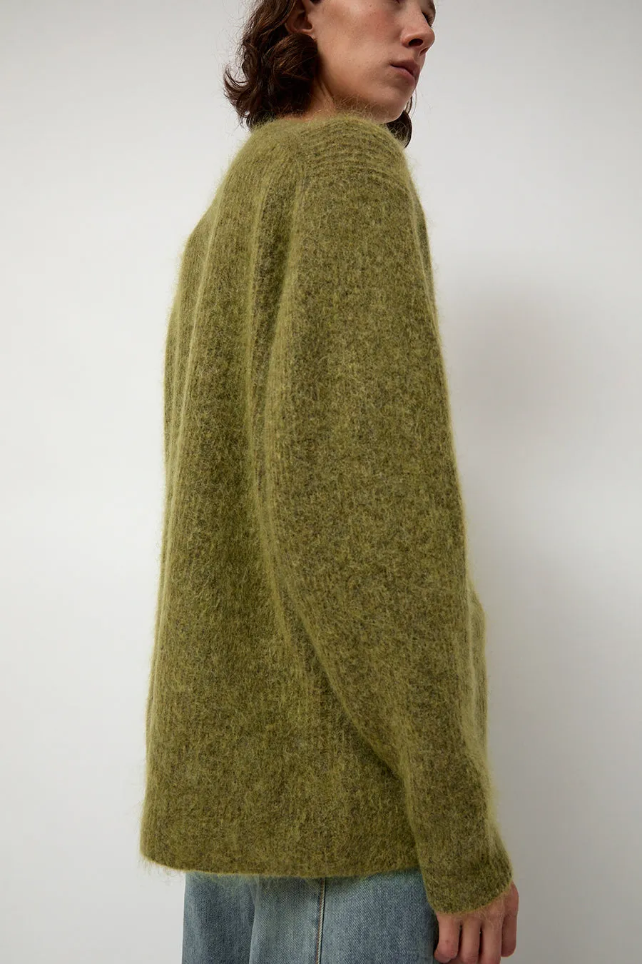 Sayaka Davis Mohair Cardigan in Matcha sold by No. 6 product image thumbnail 4