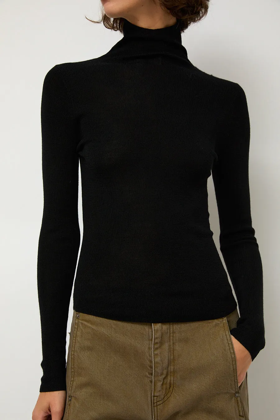 Sayaka Davis Ribbed High Neck in Black sold by No. 6 product image thumbnail 3