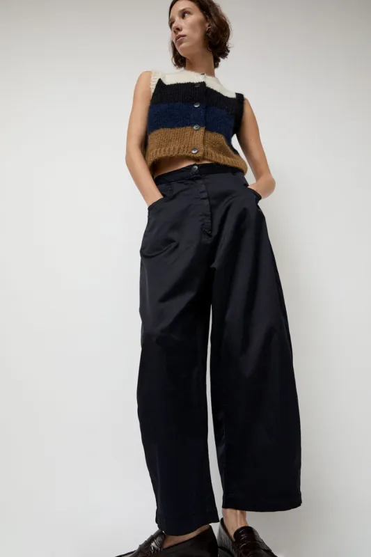 CORDERA Satin Curved Pants in Night sold by No. 6