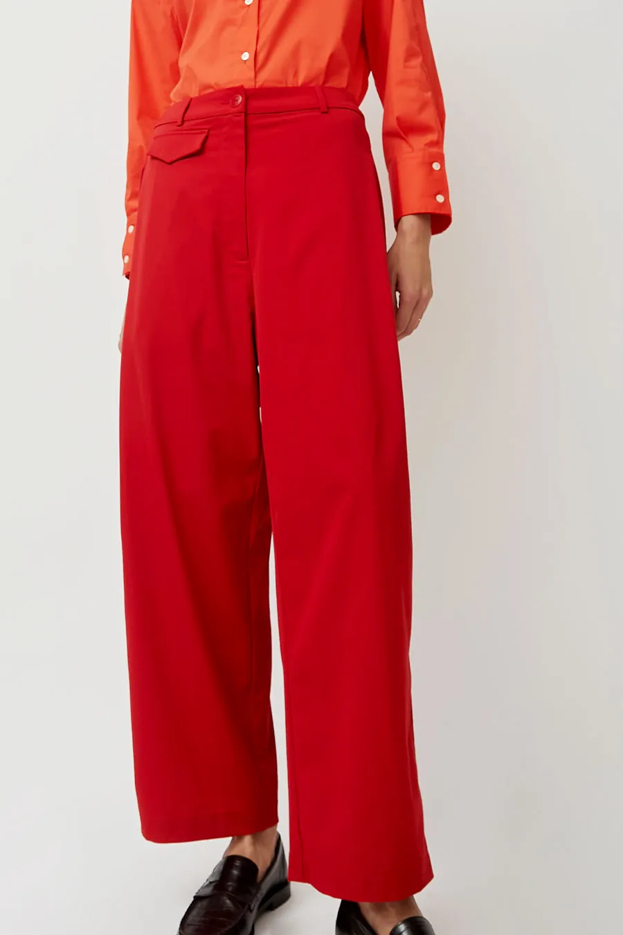 CORDERA Tailoring Pocket Pants in Red sold by No. 6 product image thumbnail 4