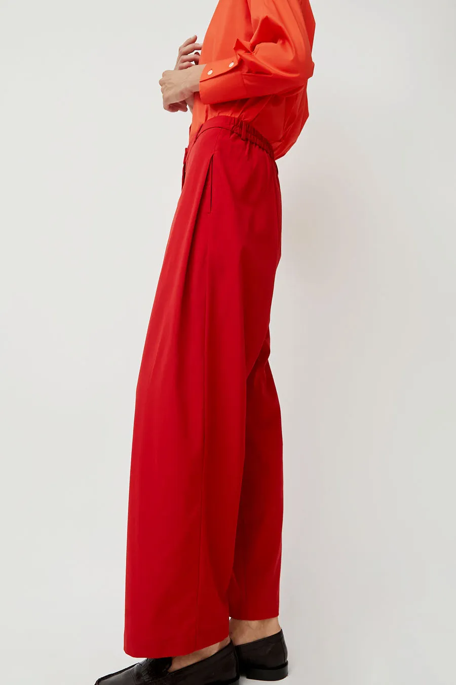 CORDERA Tailoring Pocket Pants in Red sold by No. 6 product image thumbnail 5