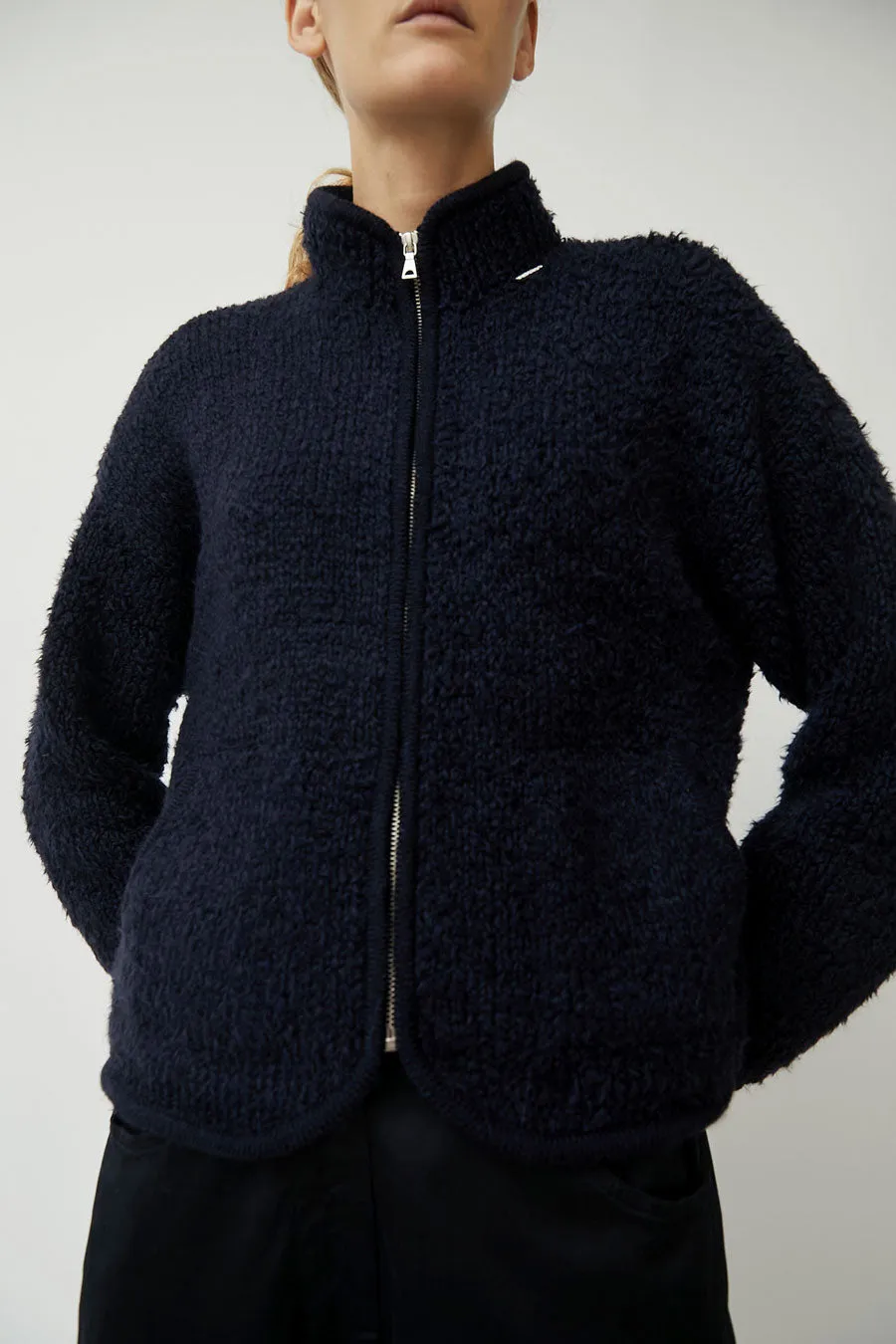CORDERA Teddy Jacket in Navy sold by No. 6