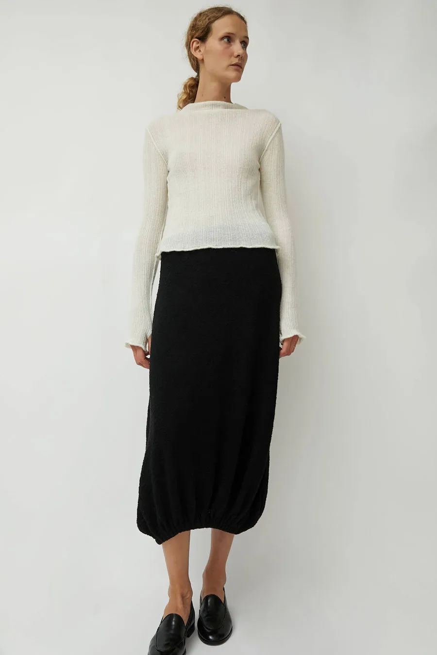 RUS Kokoro Skirt in Black sold by No. 6