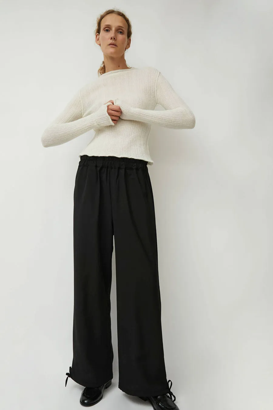 RUS Negi Pants in Black sold by No. 6