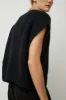 RUS Yume Vest in Black sold by No. 6