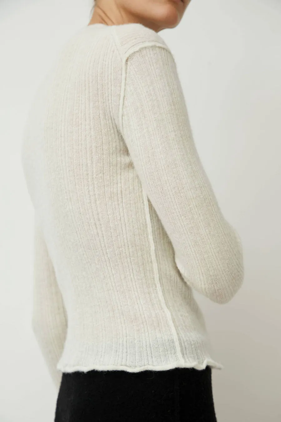 RUS Komorebi Sweater in Chalk sold by No. 6 product image thumbnail 2