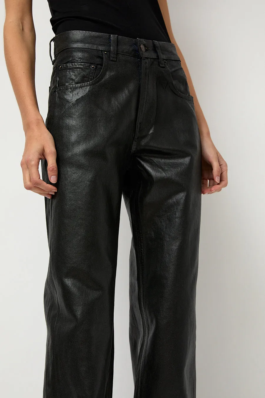 6397 Pitched Baggy Jeans in Black Blue sold by No. 6 product image thumbnail 3