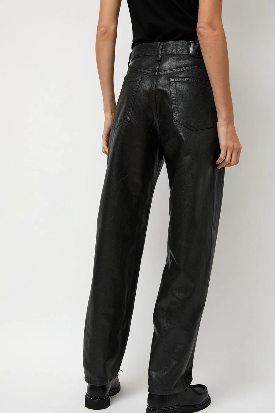 6397 Pitched Baggy Jeans in Black Blue sold by No. 6 product image thumbnail 4