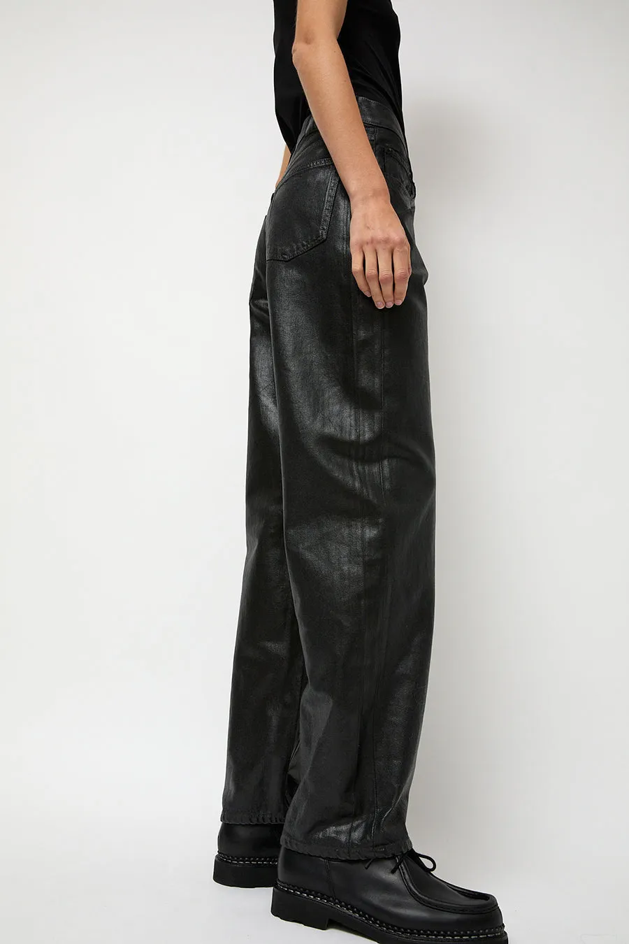 6397 Pitched Baggy Jeans in Black Blue sold by No. 6 product image thumbnail 2