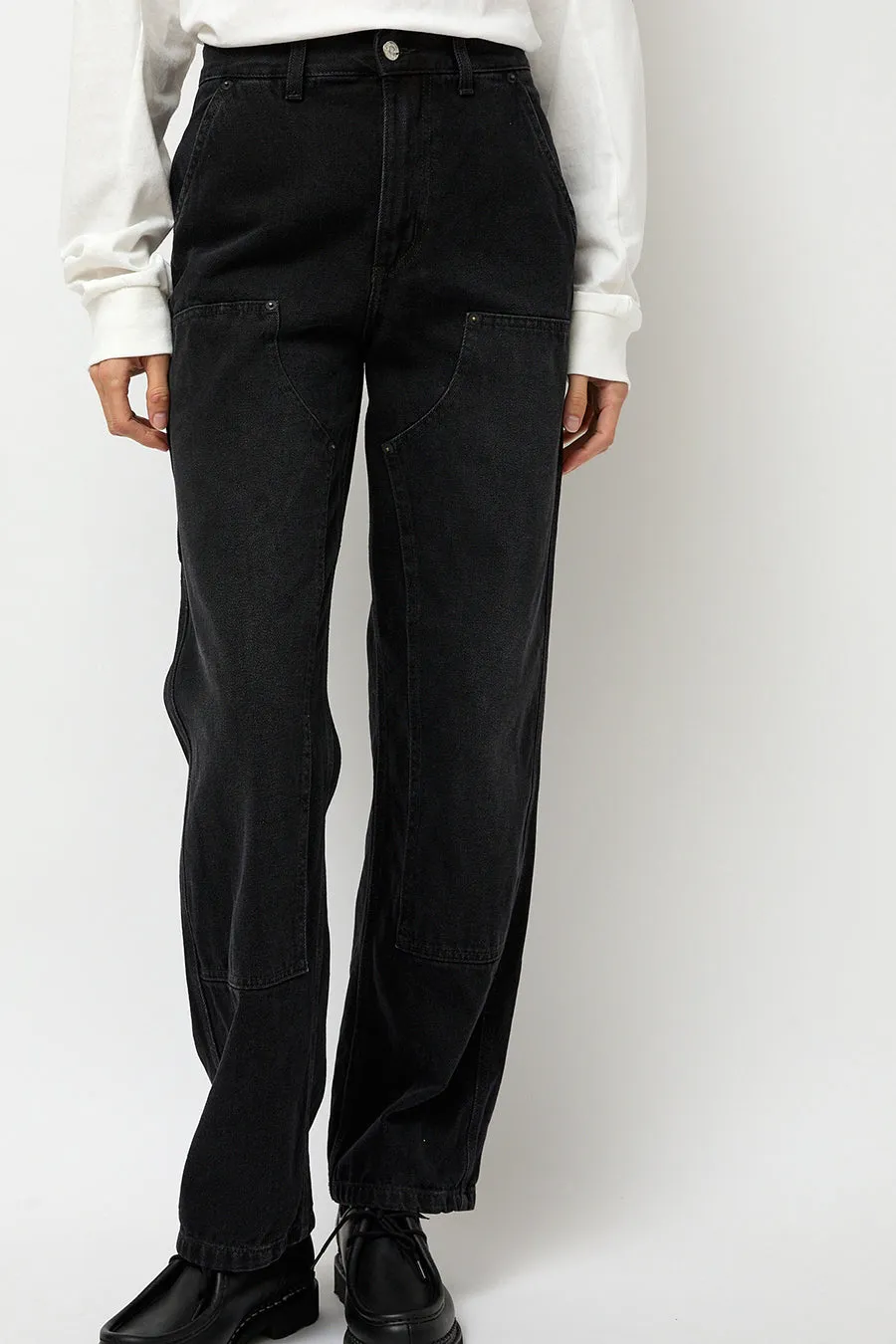 6397 Double-Knee Jean in Spider Black sold by No. 6 product image thumbnail 4