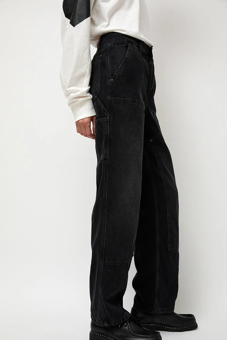6397 Double-Knee Jean in Spider Black sold by No. 6 product image thumbnail 5
