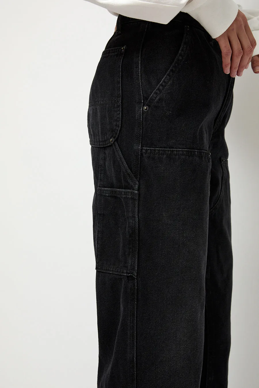 6397 Double-Knee Jean in Spider Black sold by No. 6 product image thumbnail 3