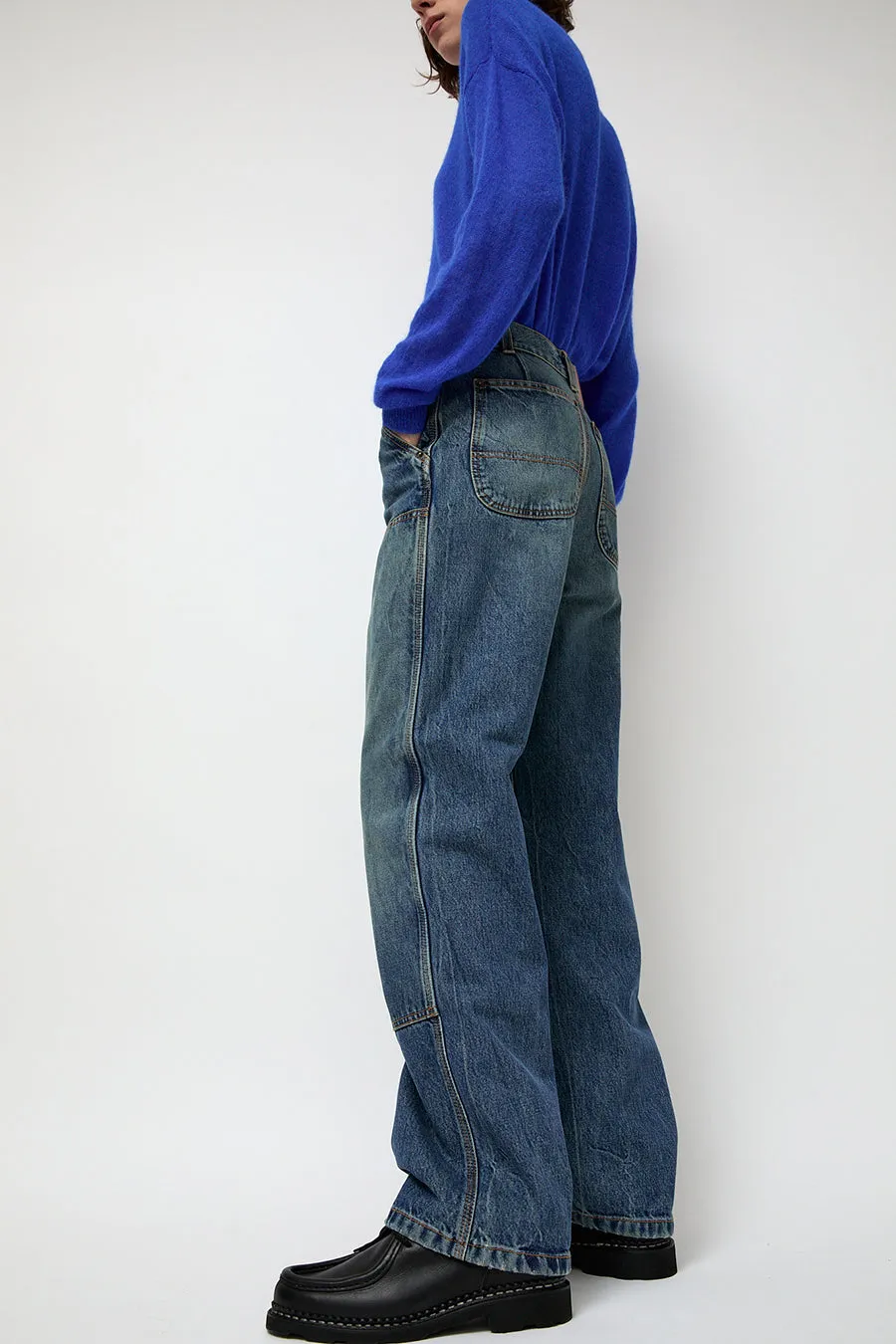 6397 Double-Knee Jean in Tractor Blue sold by No. 6 product image thumbnail 3