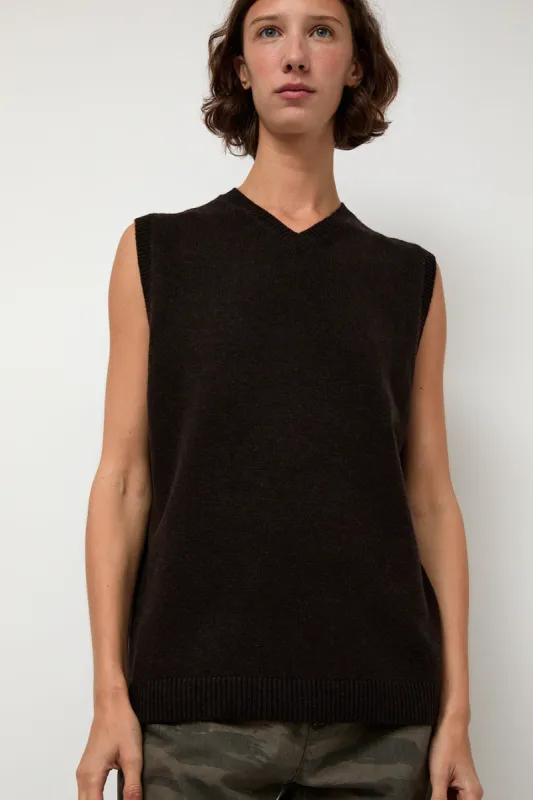 6397 Milano Vest in Ebony sold by No. 6