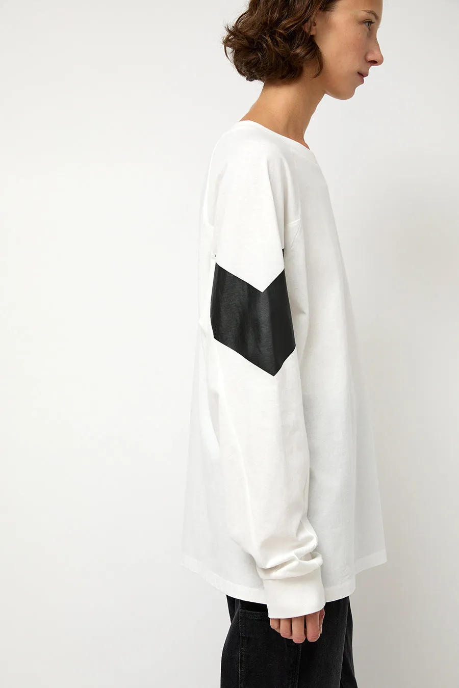 6397 Chevron Raglan Tee in White sold by No. 6 product image thumbnail 3