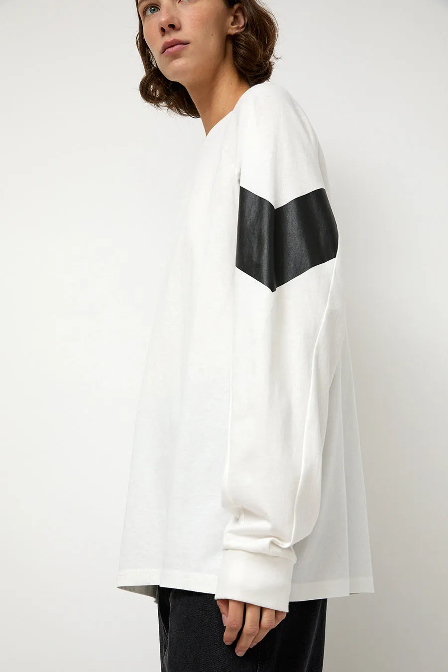 6397 Chevron Raglan Tee in White sold by No. 6 product image thumbnail 2