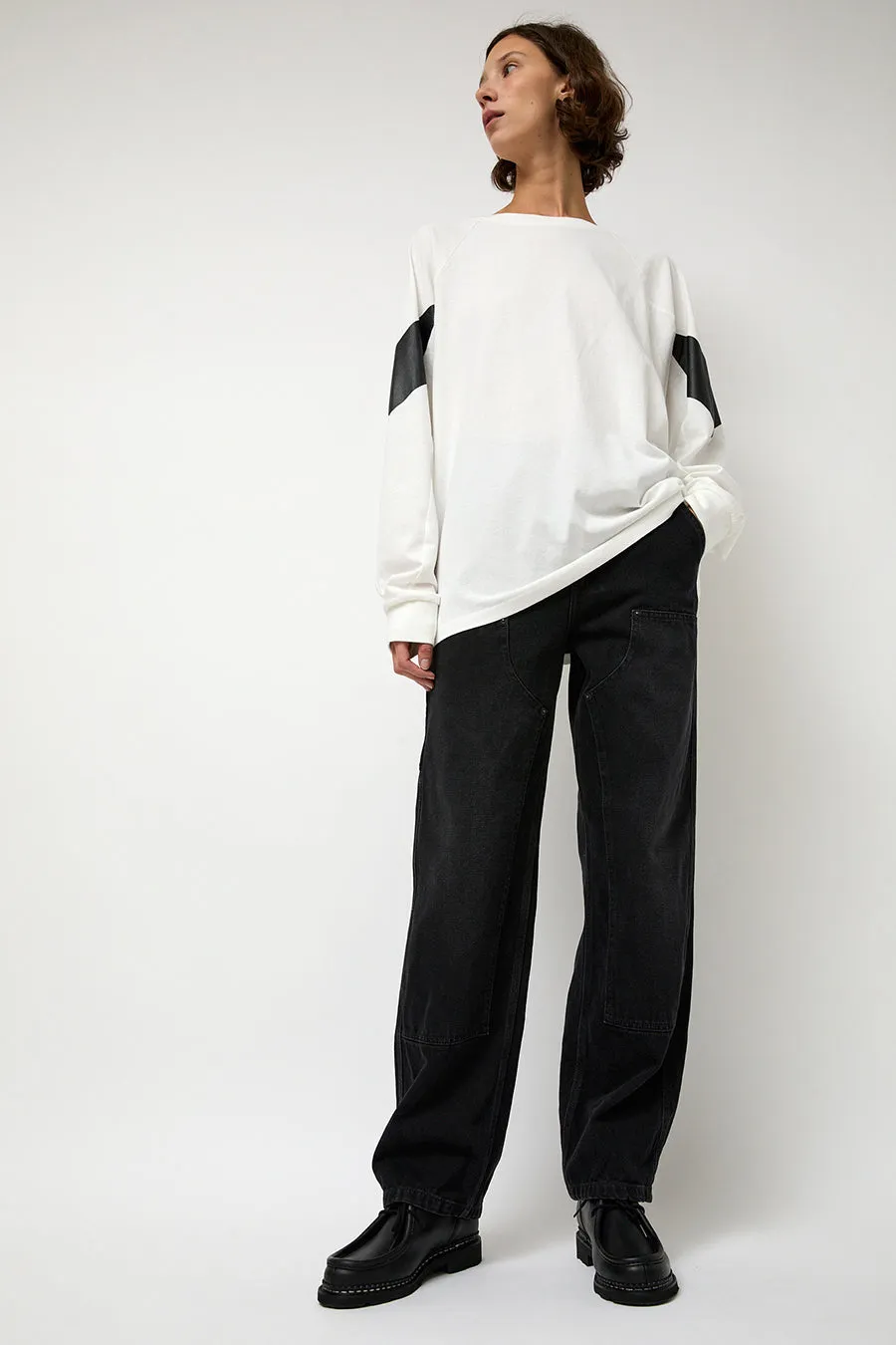 6397 Chevron Raglan Tee in White sold by No. 6 product image thumbnail 5