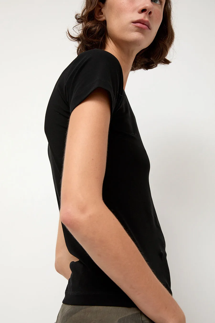 6397 Shrunken Tee in Black sold by No. 6 product image thumbnail 2