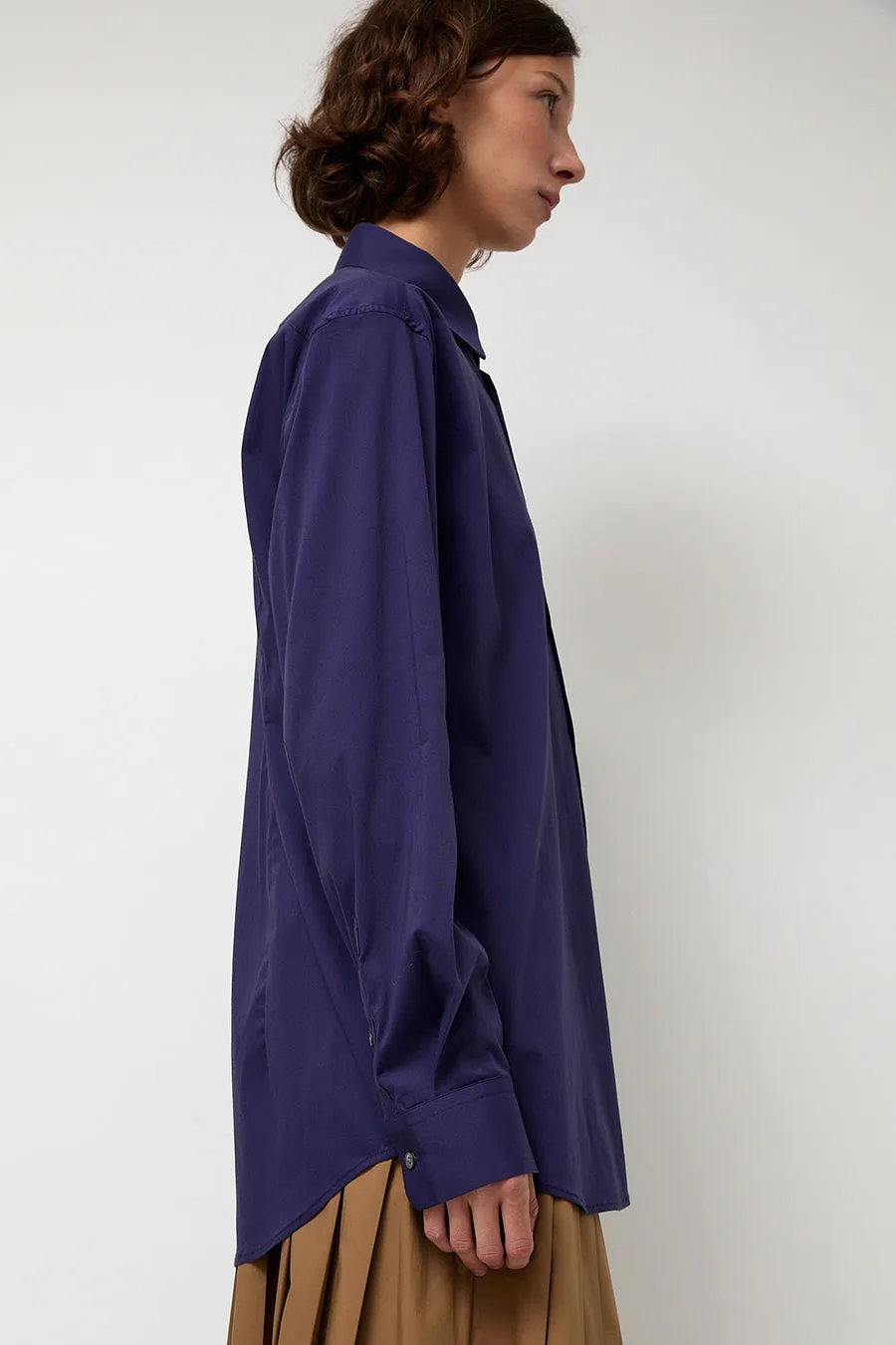 6397 Slim Long Shirt in Ultramarine sold by No. 6 product image thumbnail 3