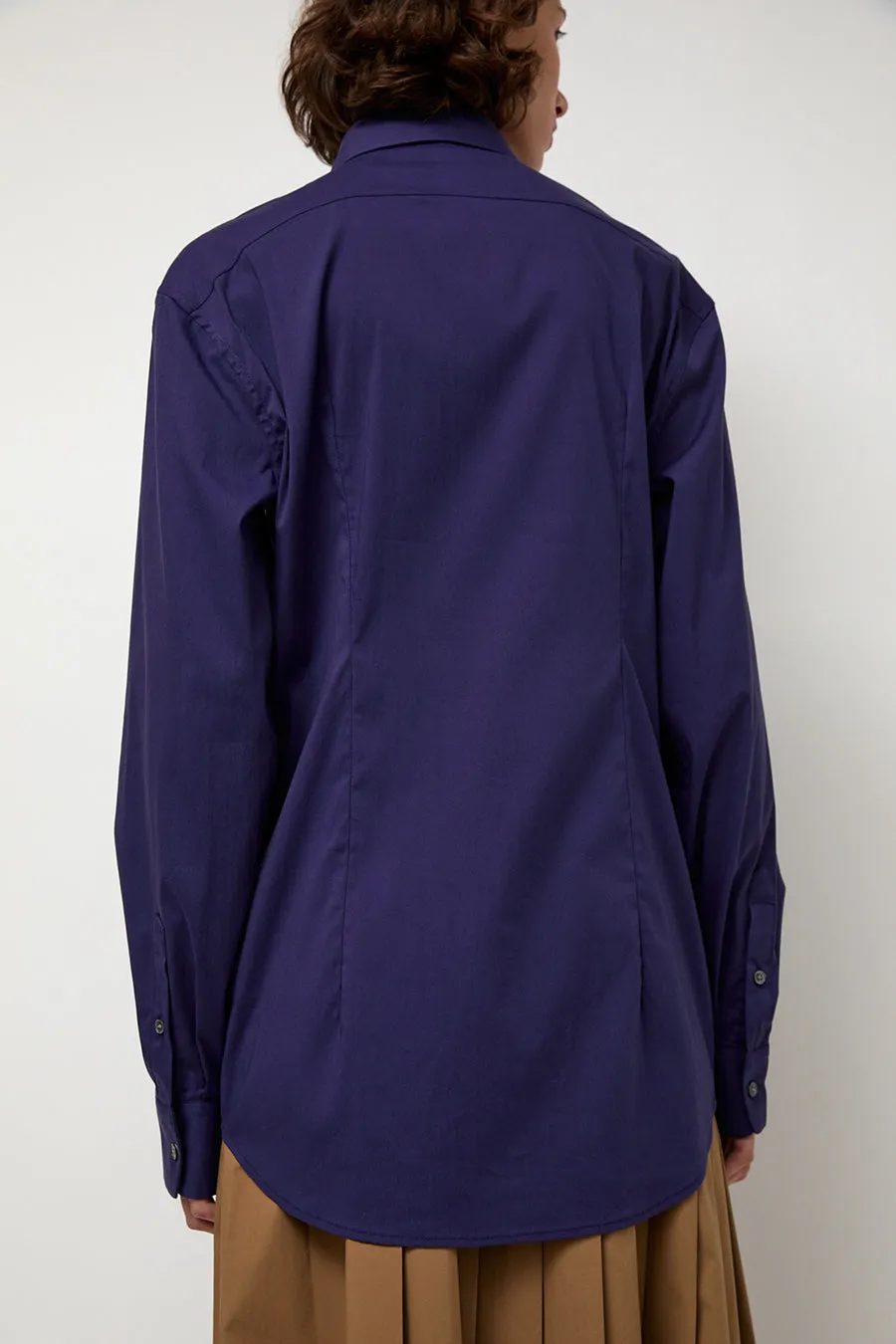 6397 Slim Long Shirt in Ultramarine sold by No. 6 product image thumbnail 5