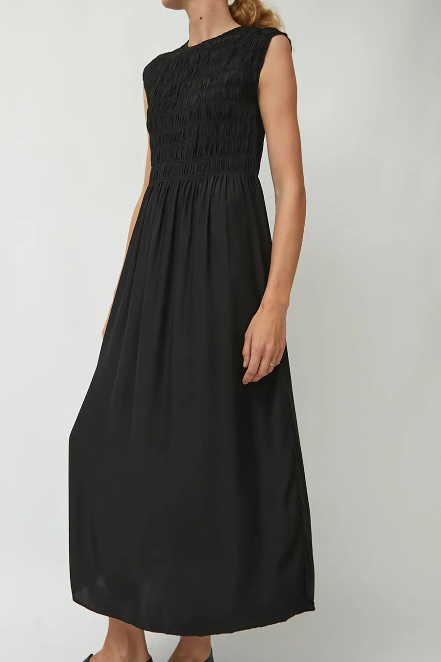 M Patmos Aliya Smocked Dress in Black sold by No. 6 product image thumbnail 4