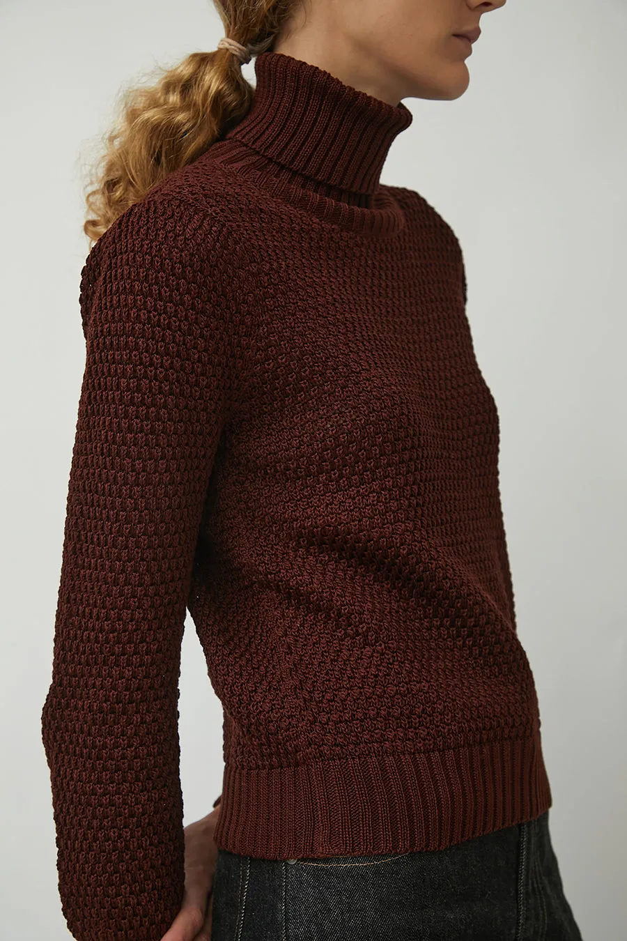 M Patmos Gabe Turtleneck in Berry sold by No. 6 product image thumbnail 4